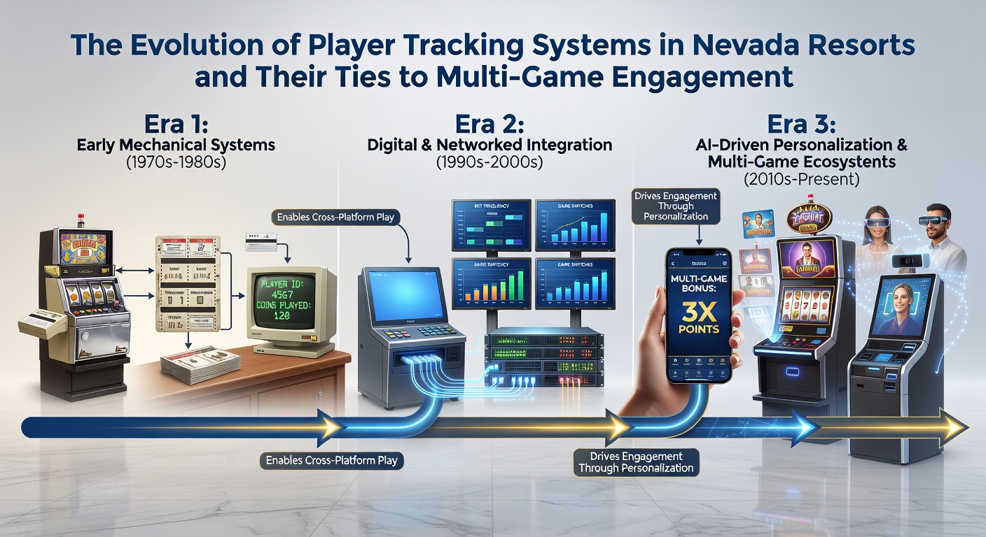 Casino floor showing integrated mobile app and player tracking interface